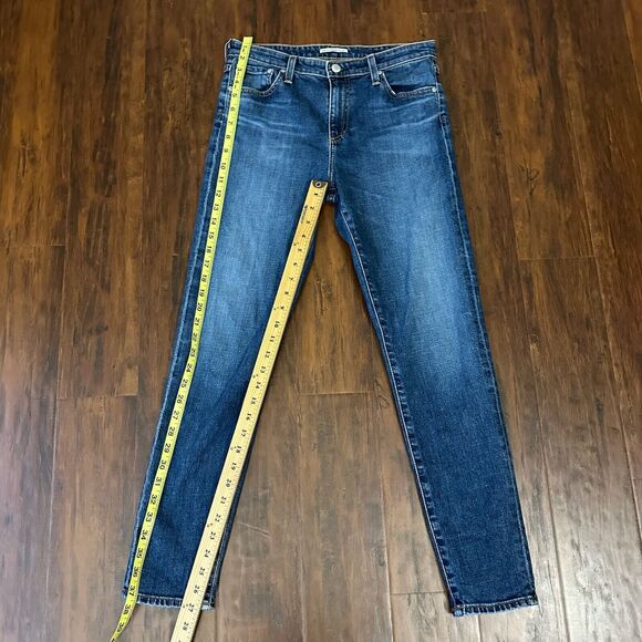 ALEXA CHUNG for AG ADRIANO GOLDSCHMIED Ankle Skinny Jeans in Blue - Picture 12 of 13